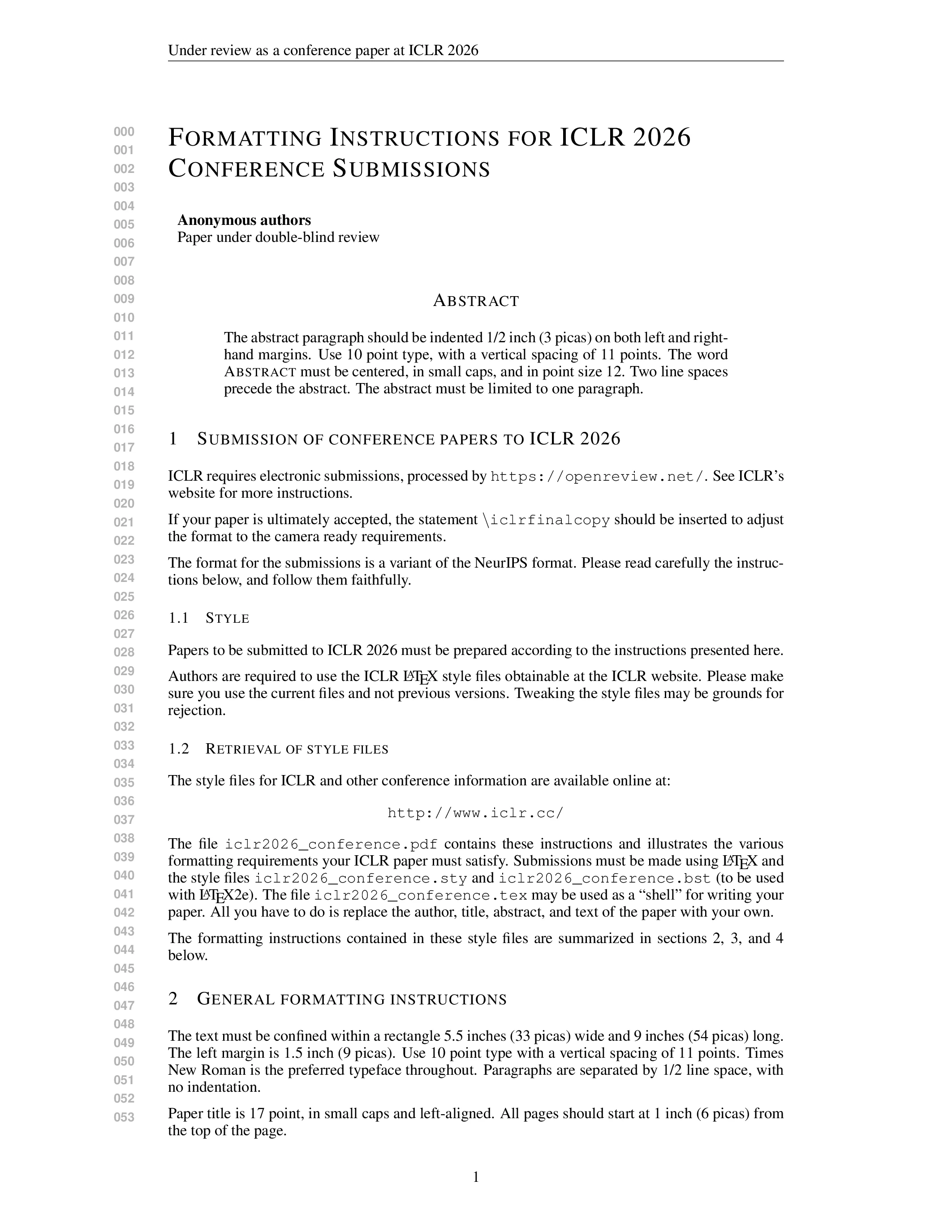 ICLR 2026 Conference Paper - LaTeX template preview